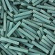 Miyuki twisted bugle Perlen 2x12mm Matted metallic turquoise TW2012-1251